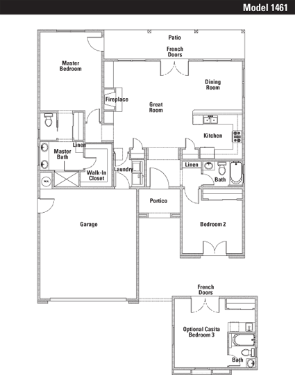 Model 1461 Floor Plan