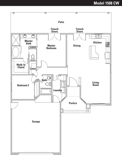 Model 1508 Floor Plan