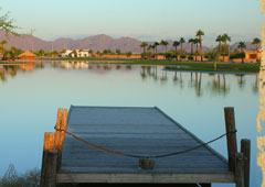 Lake View From Dock